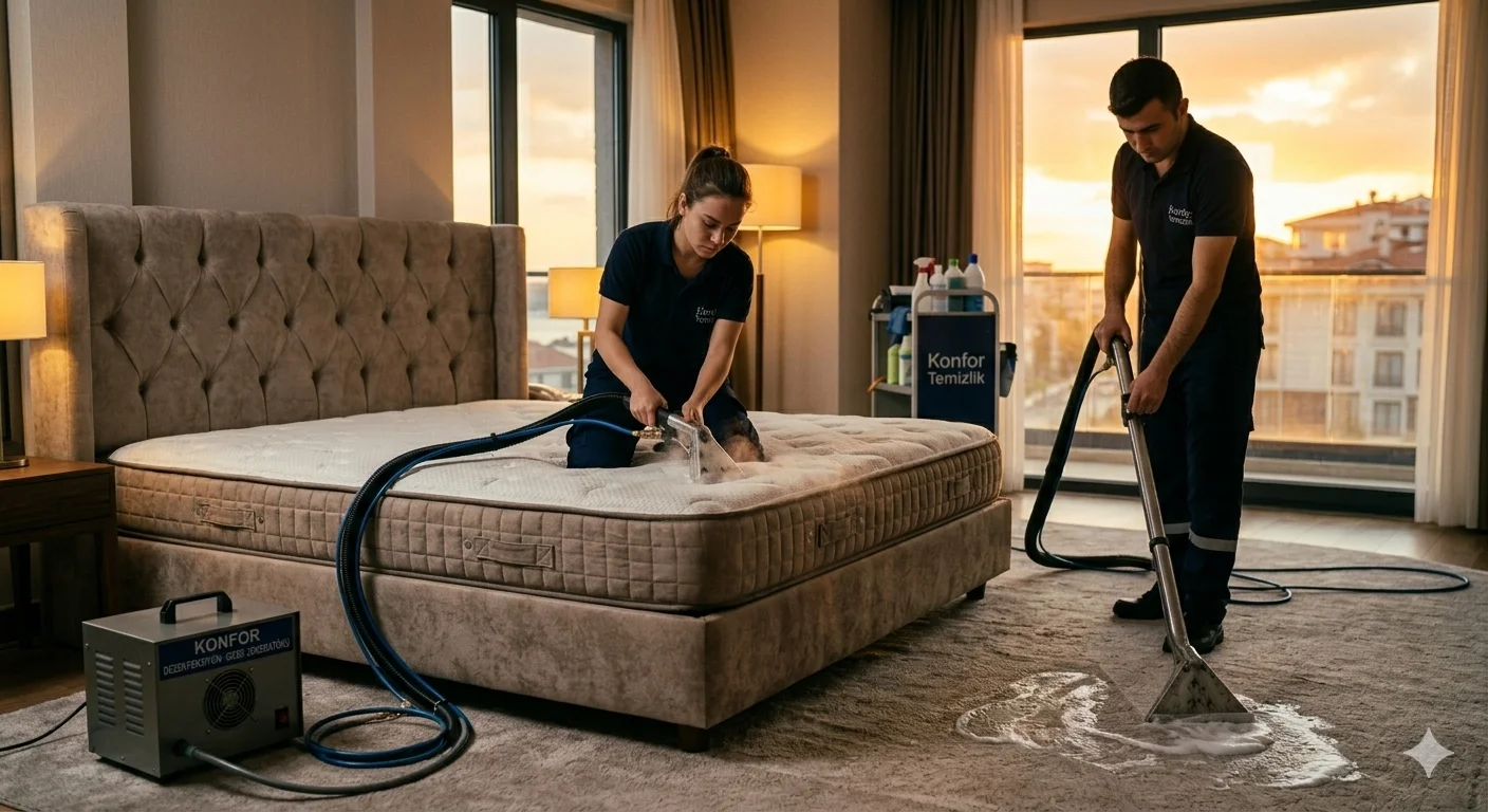 Yatak yıkama şilte temizleme ve dezenfeksiyon hizmeti İstanbul