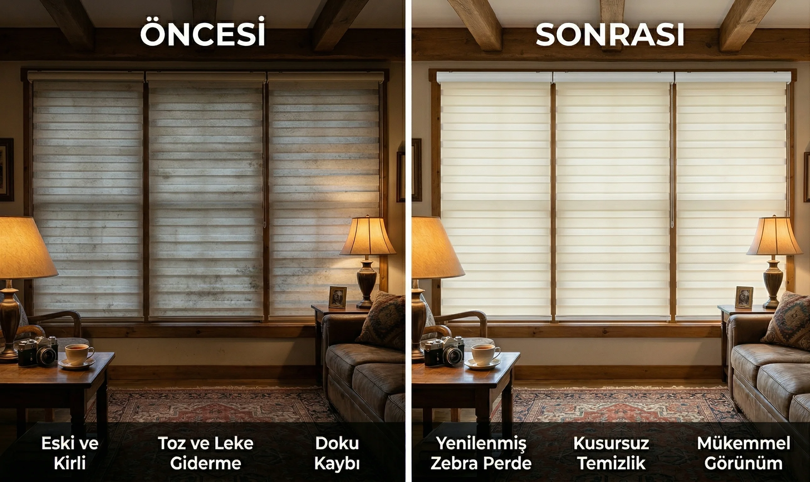 Zebra perde yıkama ve bakım hizmeti İstanbul Avrupa Yakası